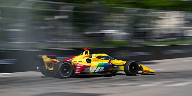 Practice Makes Perfect: Palou Sets Early Pace at Detroit