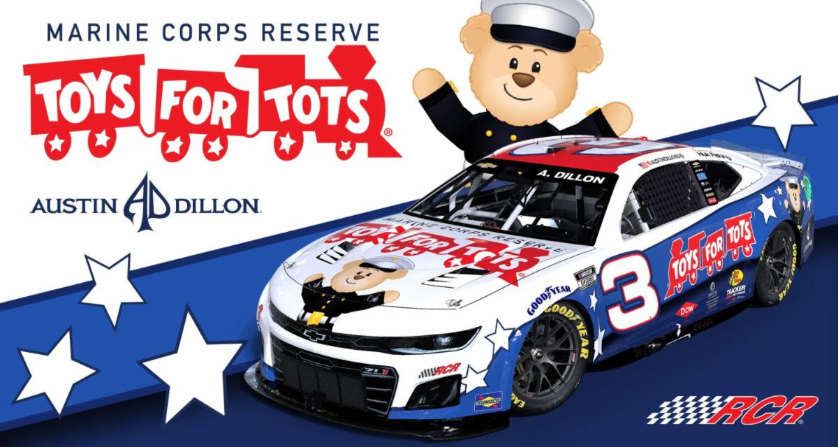 Richard Childress Racing Announces Multi-Year Partnership with Marine Toys for Tots®