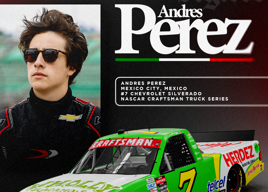 Spire Motorsports Inks Andres Perez for St. Louis Truck Series Tilt
