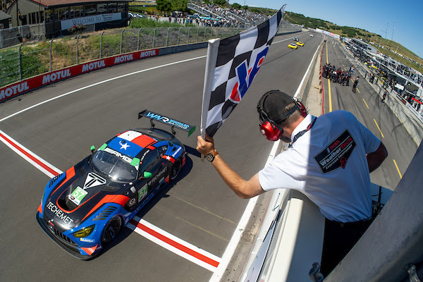 Winward Racing, Ward and Ellis Secure Third IMSA WeatherTech GT Daytona Race Victory in Year’s First Four Races with Late Pass for the Win Sunday at WeatherTech Raceway Laguna Seca