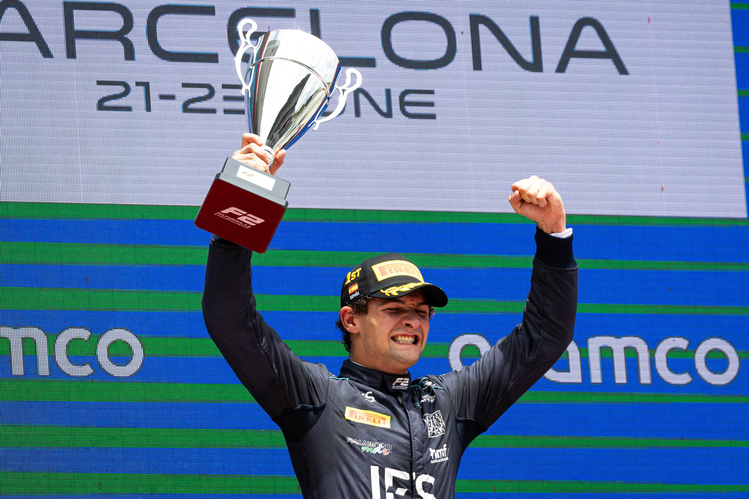 Crawford Takes Dominant F2 Feature Race victory at Barcelona