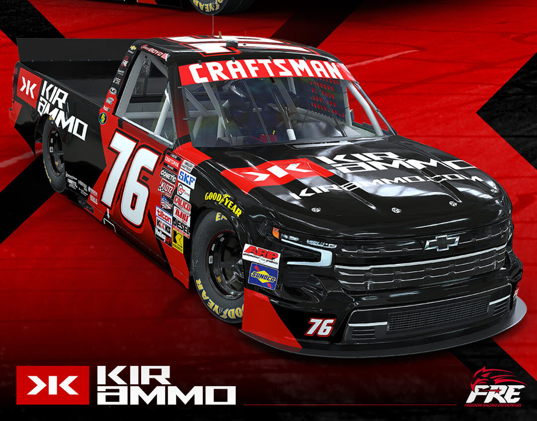 Freedom Racing Enterprises and Spencer Boyd Welcome KIR Ammo as New Primary Partner