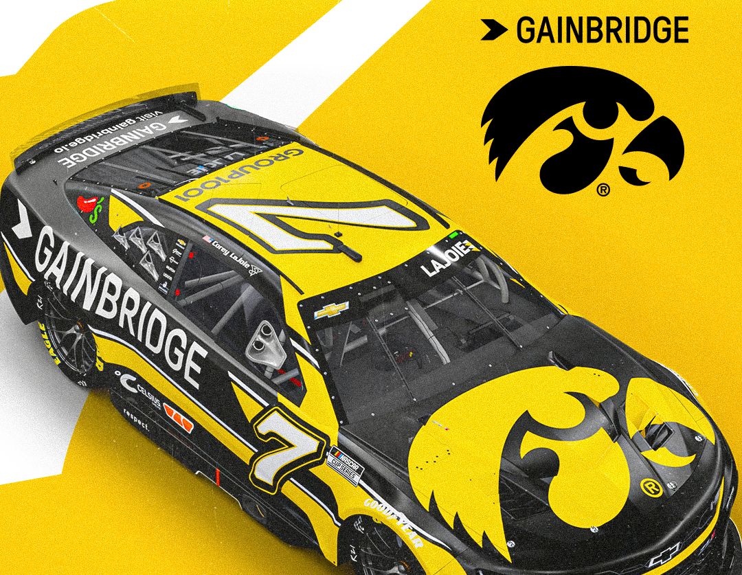 Gainbridge, Spire Motorsports Partner with Iowa Athletics for Iowa Corn 350