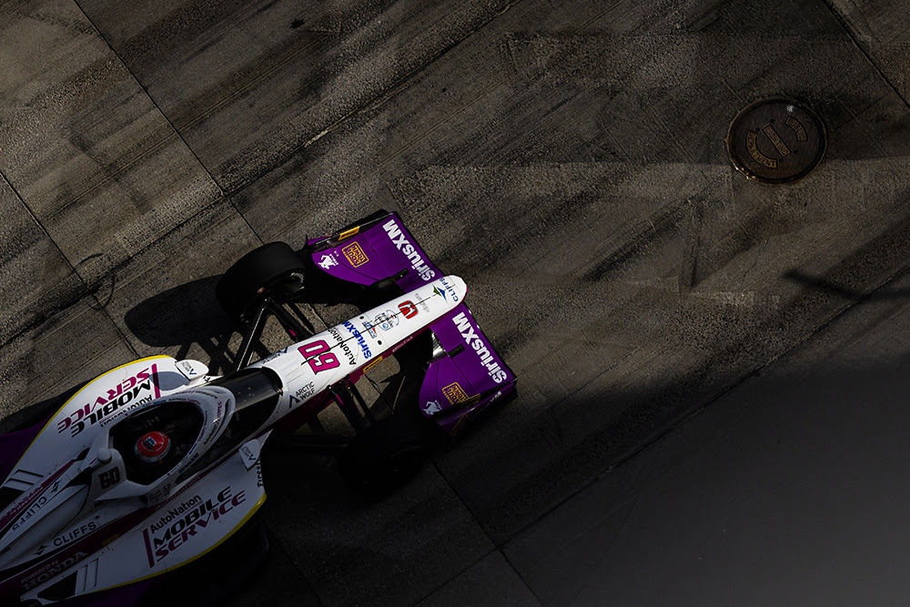 Meyer Shank Racing’s Rosenqvist Takes Hard-Earned Top-10 in Detroit IndyCar Race