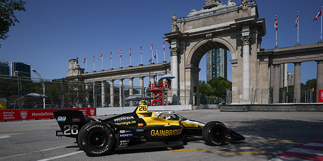 Herta, Honda Pace First Practice at Toronto’s Exhibition Place