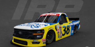 Layne Riggs and the No. 38 Long John Silver’s Ford F-150