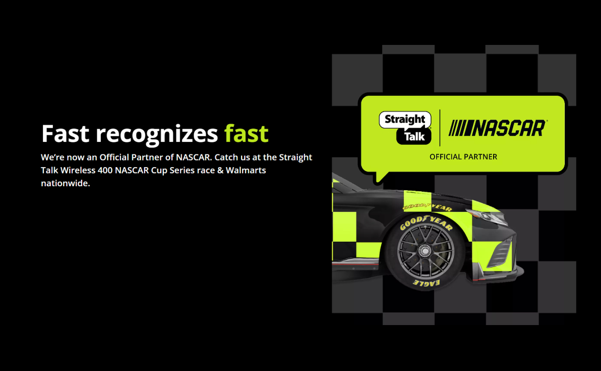 NASCAR and Straight Talk Wireless Announce Official Partnership