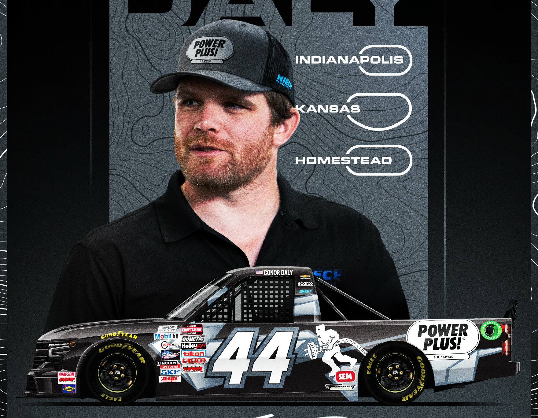 Niece Motorsports Tabs Conor Daly to Three-Race Deal in the NASCAR CRAFTSMAN Truck Series