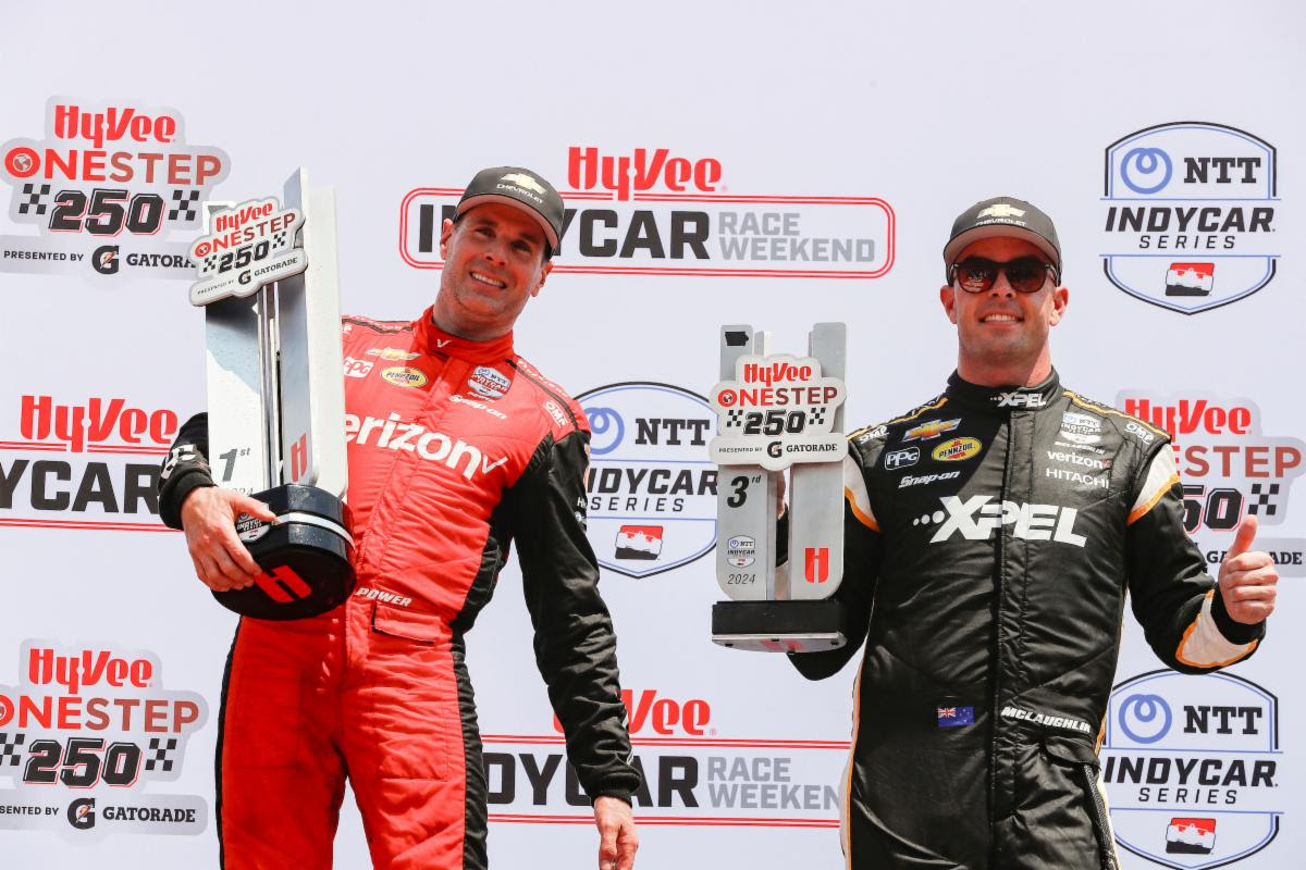 WILL POWER DELIVERS ANOTHER CHEVROLET VICTORY AT IOWA SPEEDWAY