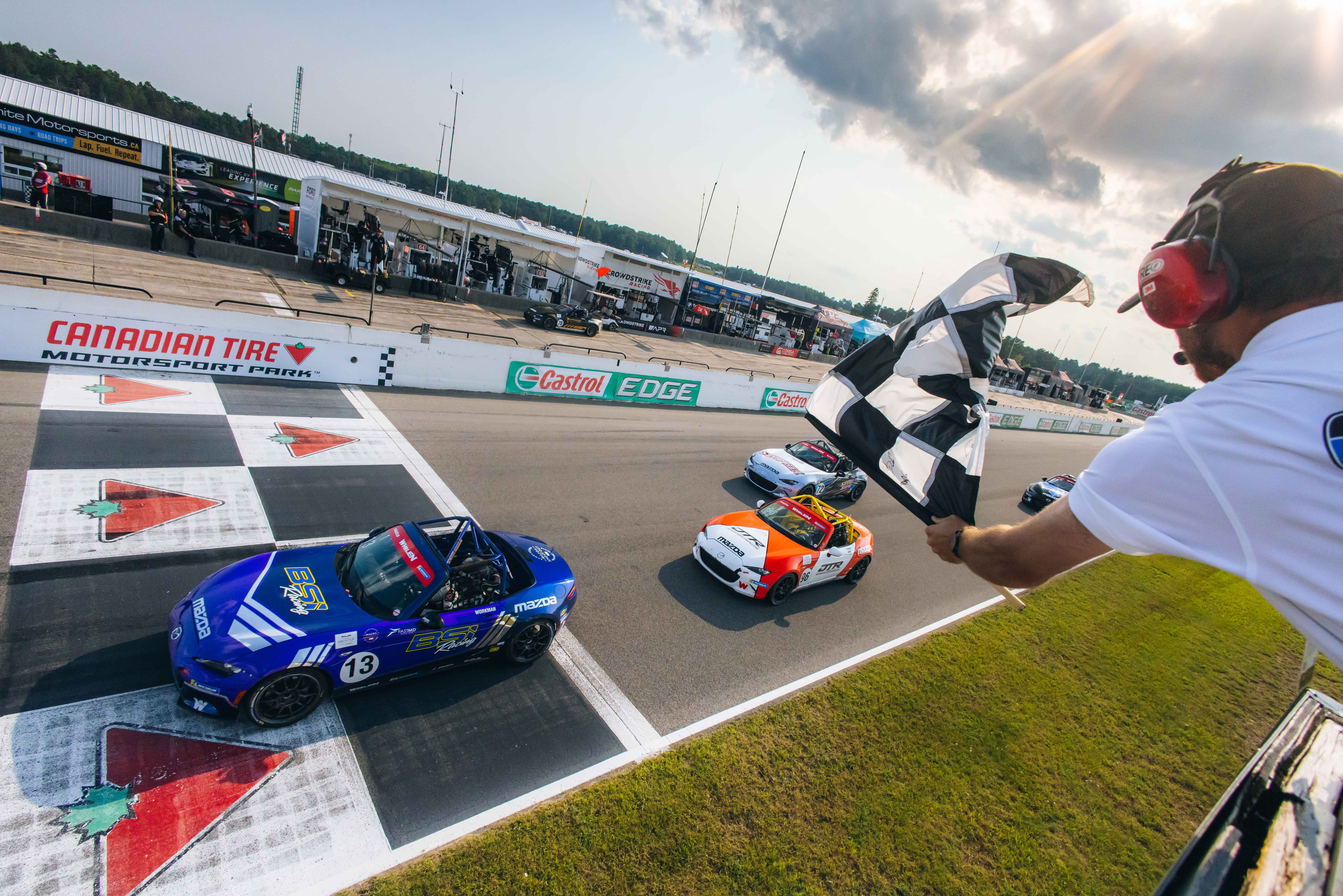 Workman Gets Mazda MX-5 Cup CTMP Win and Lead in Rookie Championship