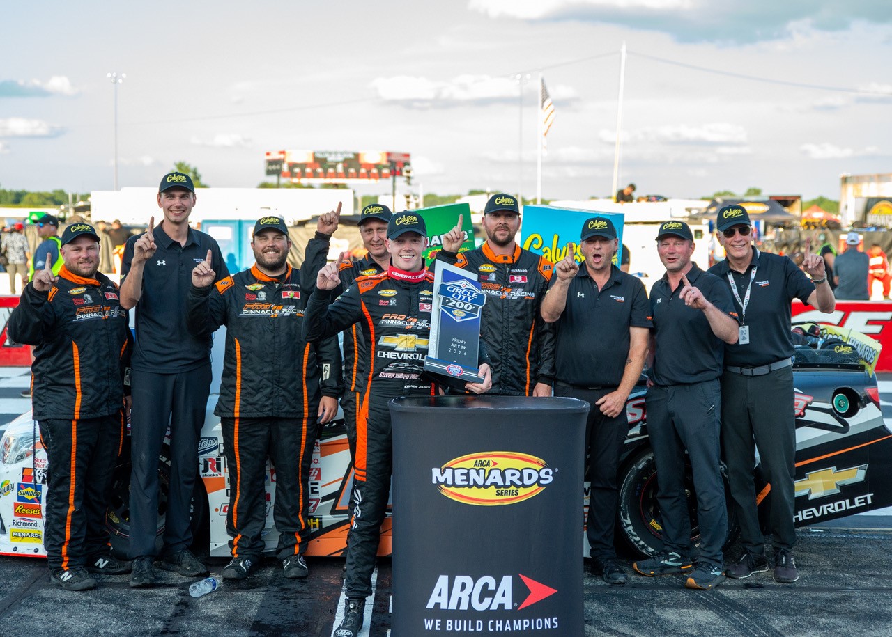 Connor Zilisch muscles through overtime for thrilling ARCA victory at Lucas Oil IRP