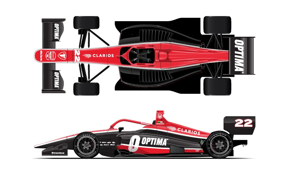CLARIOS AND OPTIMA BATTERIES ANNOUNCE INDY NXT MILWAUKEE SPONSORSHIP WITH RISING STAR YUVEN SUNDARAMOORTHY