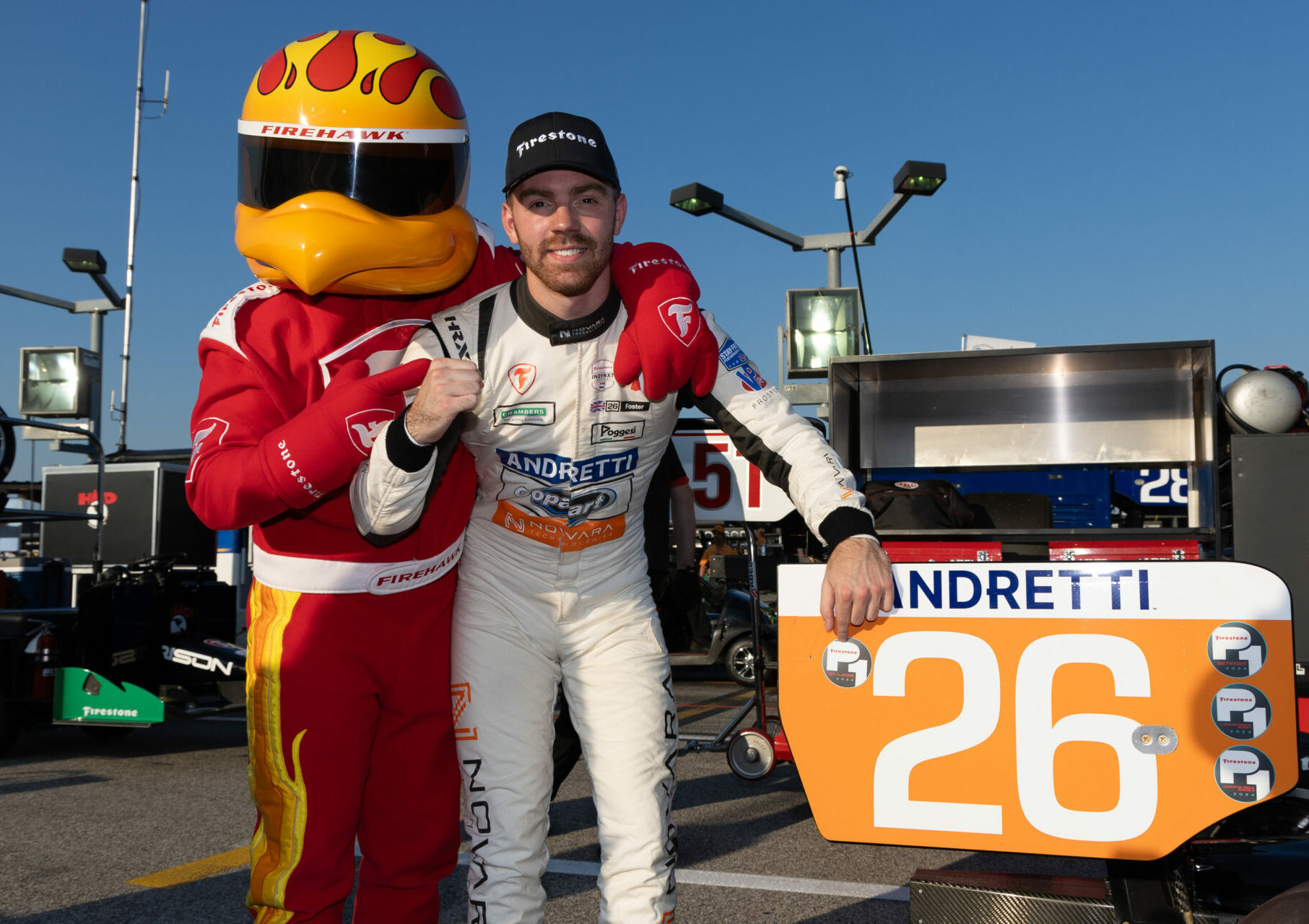 Foster Keeps Rolling, Wins Pole at World Wide Technology Raceway