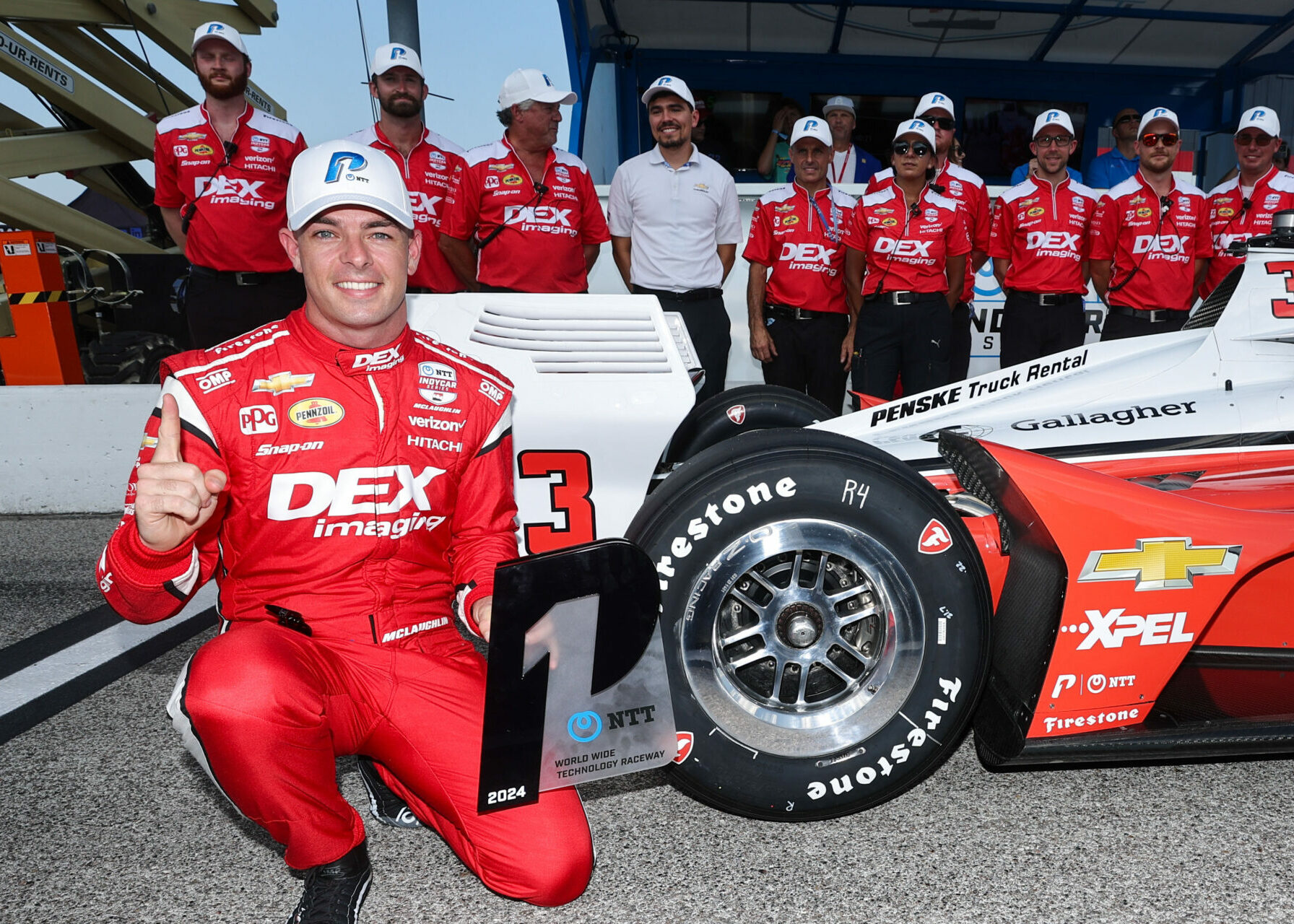 McLaughlin Roars to Back-to-Back Poles at World Wide Technology Raceway