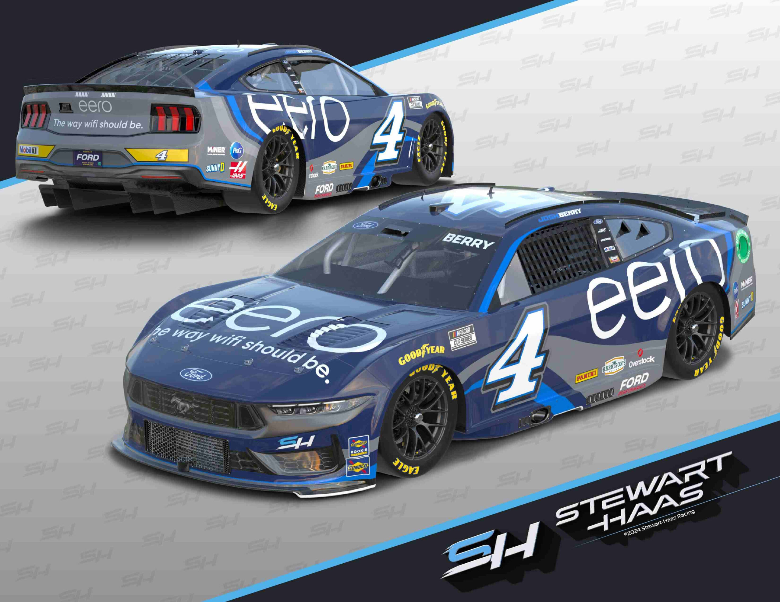 No. 4 eero Racing: Josh Berry Daytona Advance