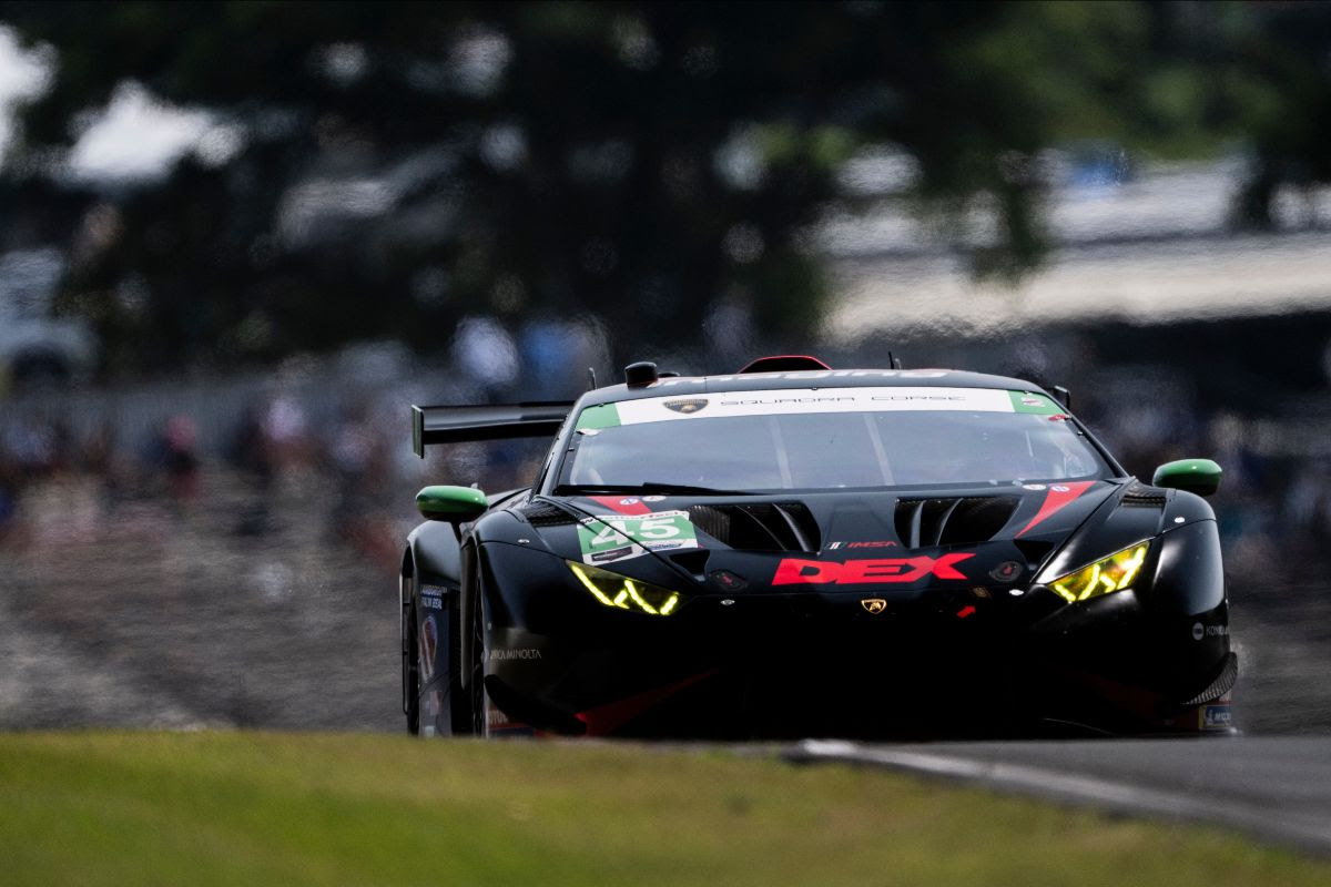 No. 45 DEX Imaging Lamborghini Huracán GT3 EVO2 Secures Strong Sixth Place Start at Road America