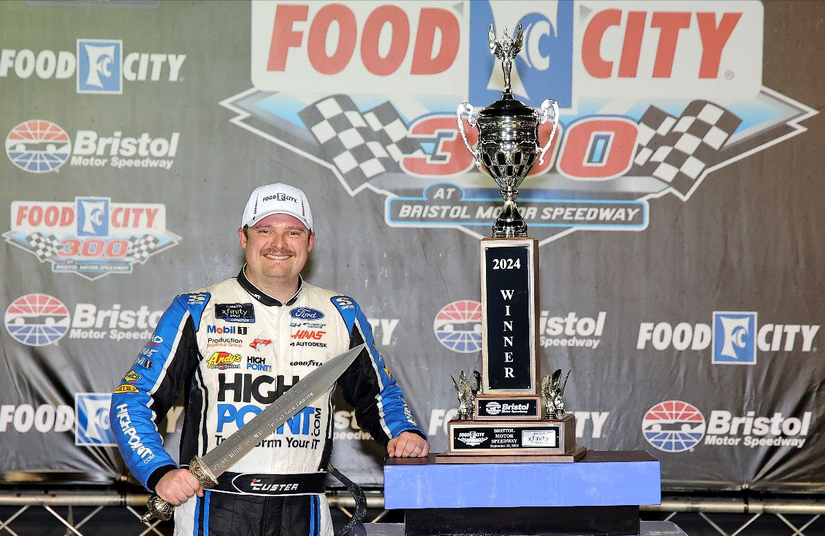 COLE CUSTER WINS AT BRISTOL AND CAPTURES REGULAR SEASON CHAMPIONSHIP