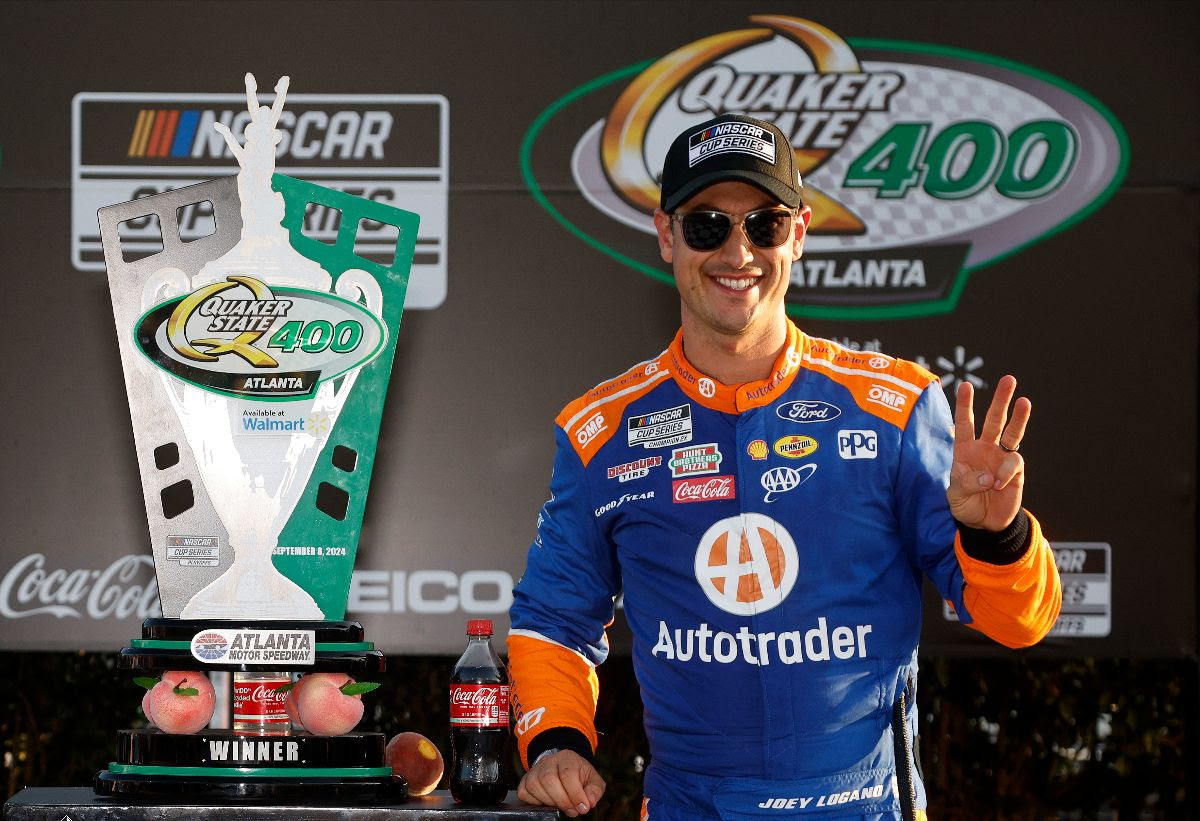 JOEY LOGANO WINS AT ATLANTA AND ADVANCES TO ROUND OF 12