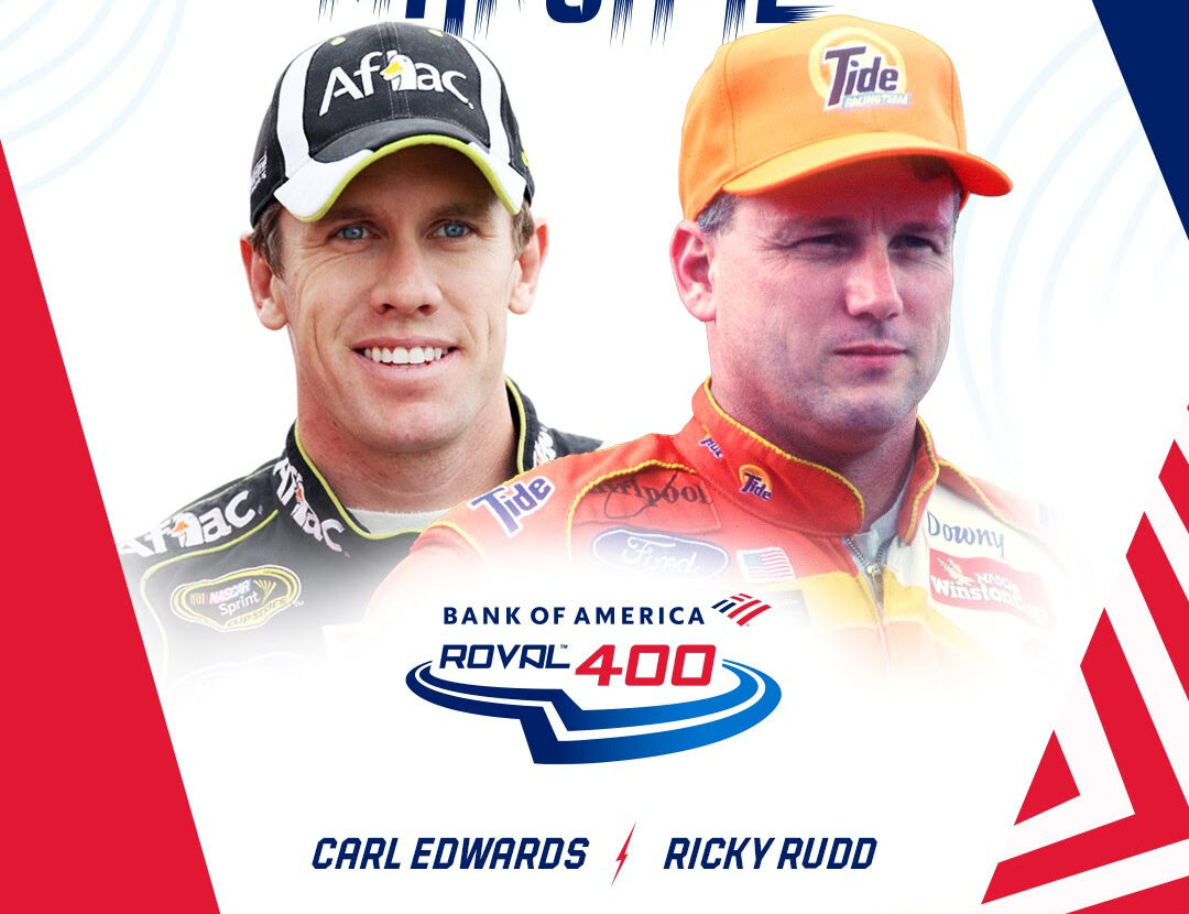 Ricky Rudd, Carl Edwards Named Grand MarshalsFor Bank of America ROVAL™ 400