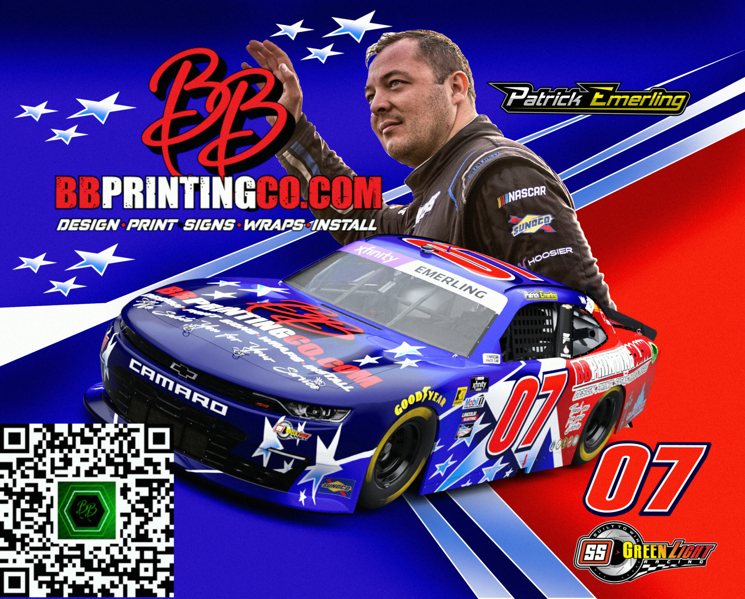 Veterans Day Tribute NASCAR Car to Honor America’s Heroes on the Track