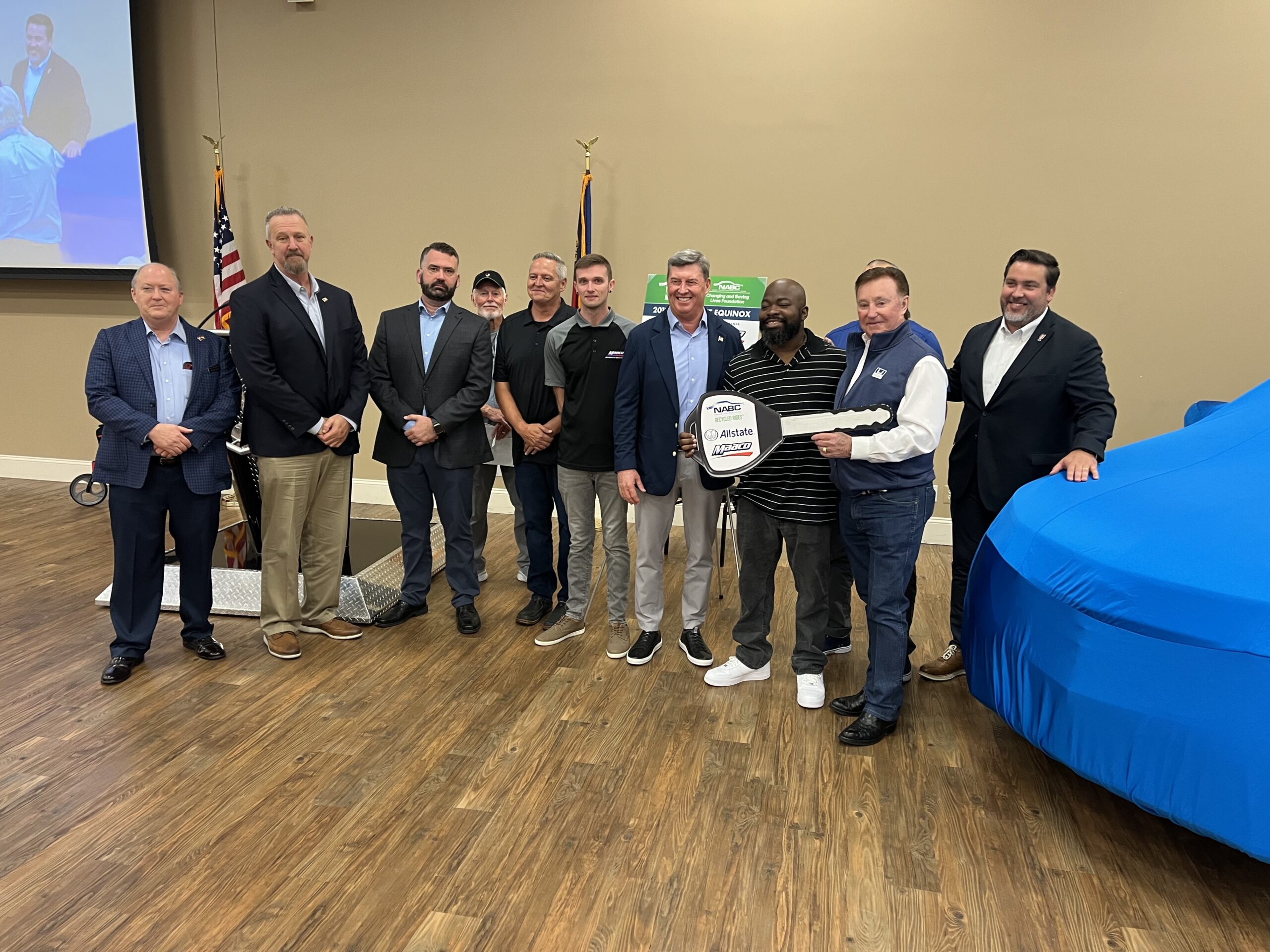 Richard Childress Racing, NABC®, Allstate and Maaco Donate a Refurbished Vehicle to Veteran in Need Through the NABC Recycled Rides® Program