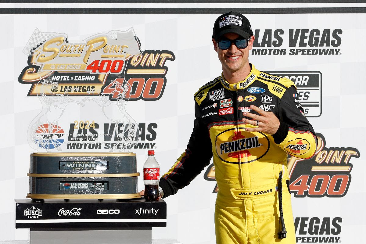 JOEY LOGANO ADVANCES TO CHAMPIONSHIP 4 WITH WIN AT LAS VEGAS