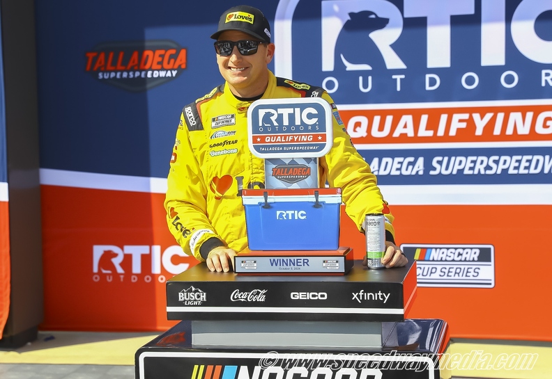 Michael McDowell sweeps Talladega with sixth Cup pole of 2024