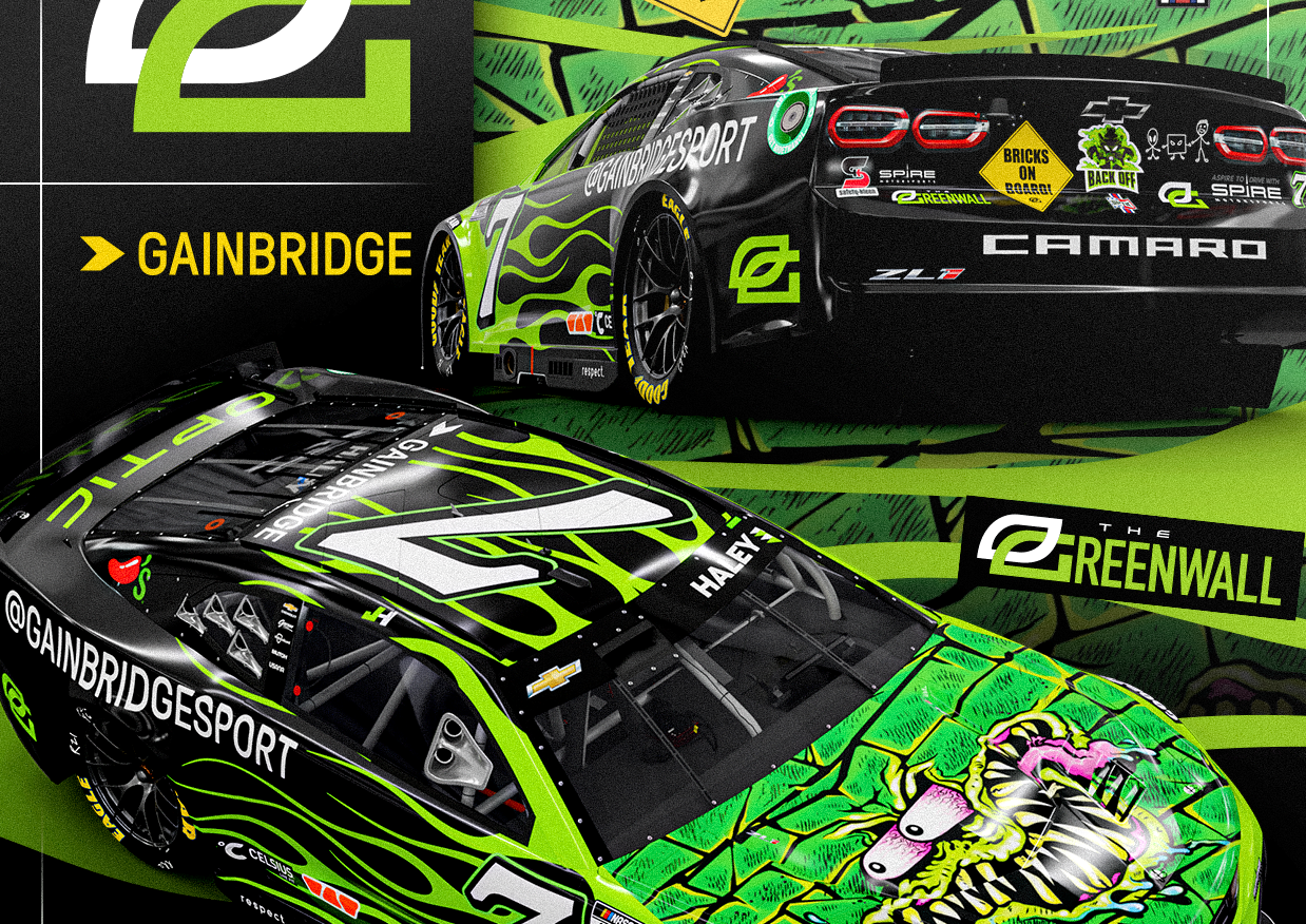 OPTIC GAMING AND GAINBRIDGE TO SPONSOR JUSTIN HALEY, SPIRE MOTORSPORTS AT MARTINSVILLE SPEEDWAY