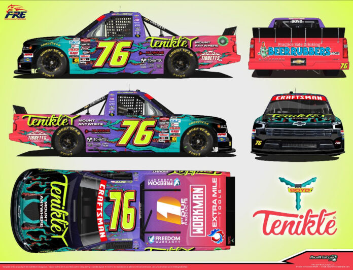 Shark Tank Winner Tenikle to Sponsor NASCAR’s Boyd at Homestead-Miami