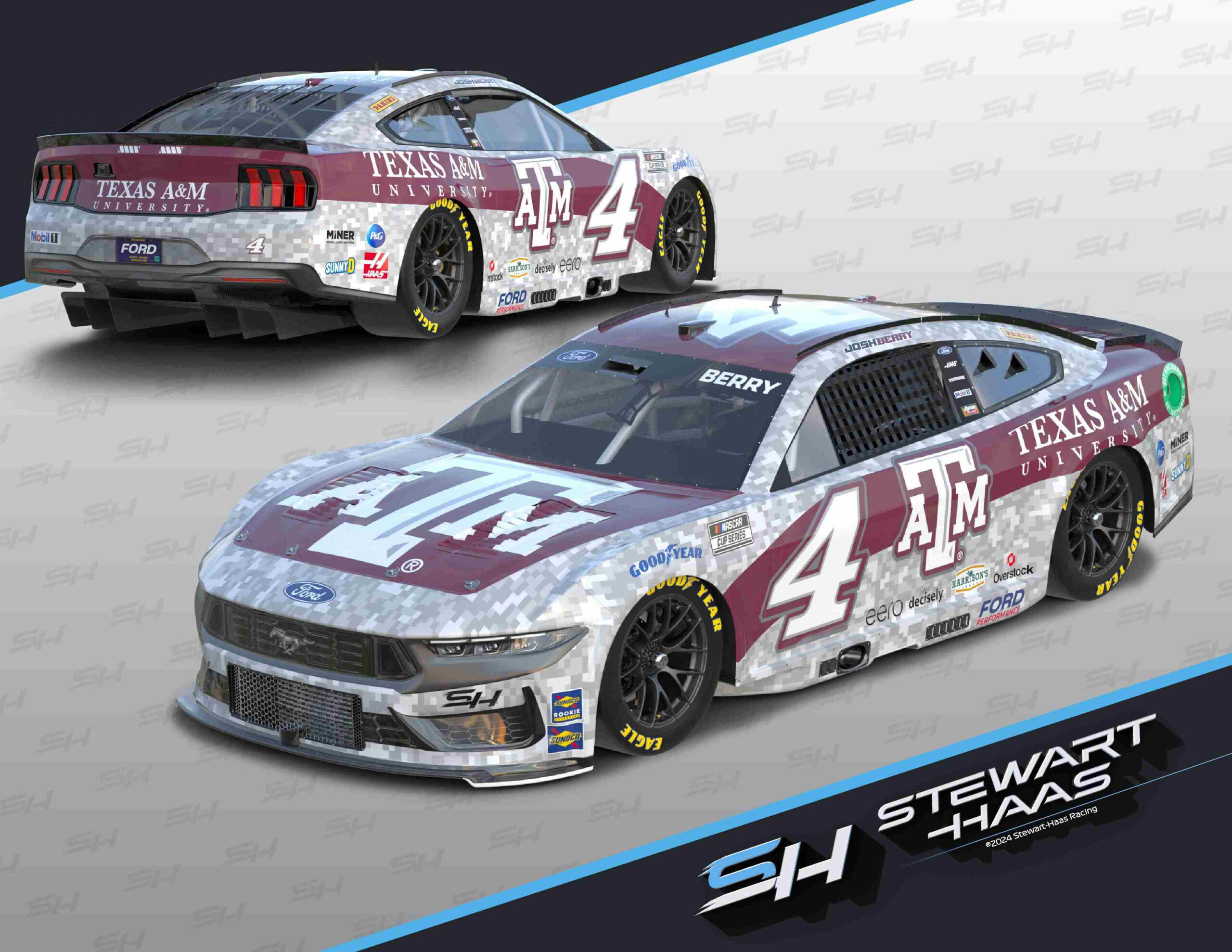 Texas A&M University Partners With Stewart-Haas Racing at Las Vegas and Phoenix