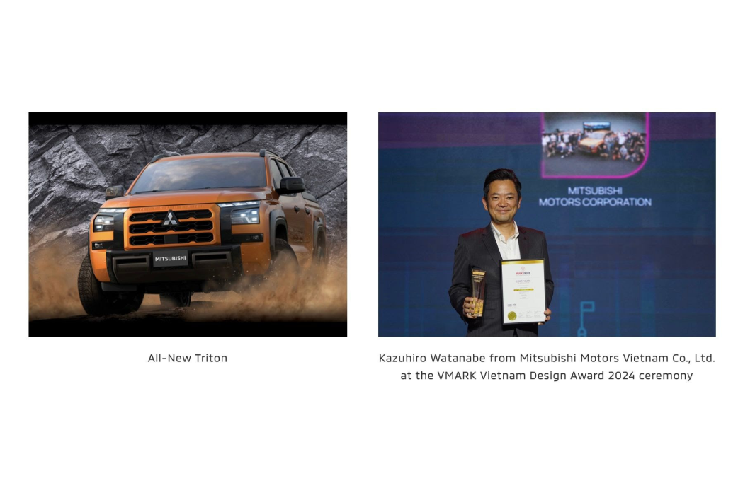 All-New Triton Wins Golden Award at VMARK Vietnam Design Awards 2024