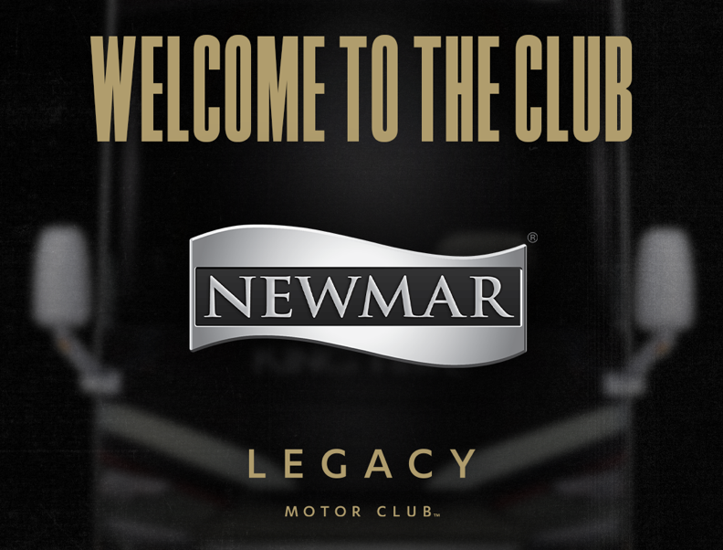 LEGACY MOTOR CLUB Partners with Newmar, A Leading RV Manufacturer, As Official Luxury Motor Coach Provider
