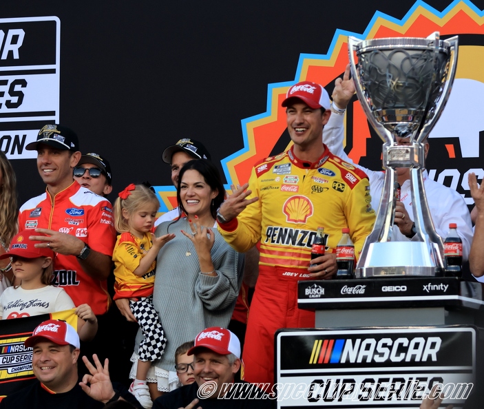 Joey Logano crowned third Cup Series championship at Phoenix