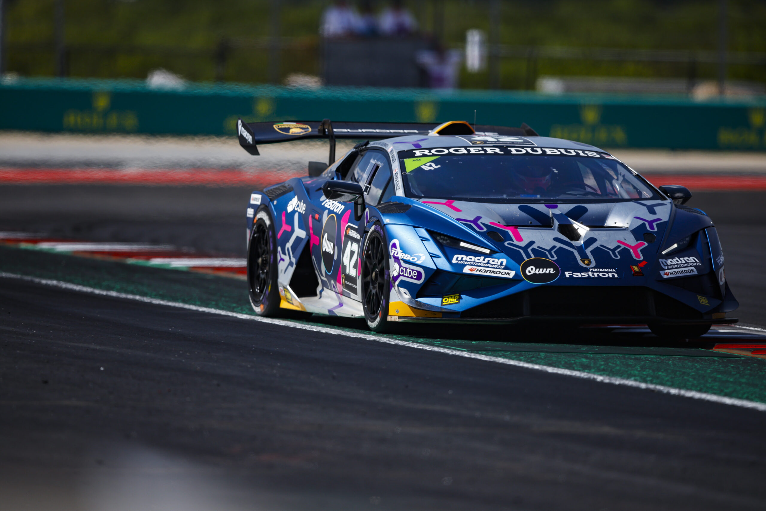 Adrian Kunzle and Kevin Madsen toCo-Drive the No. 42 OWN Lamborghini for MLT Motorsports at Jerez