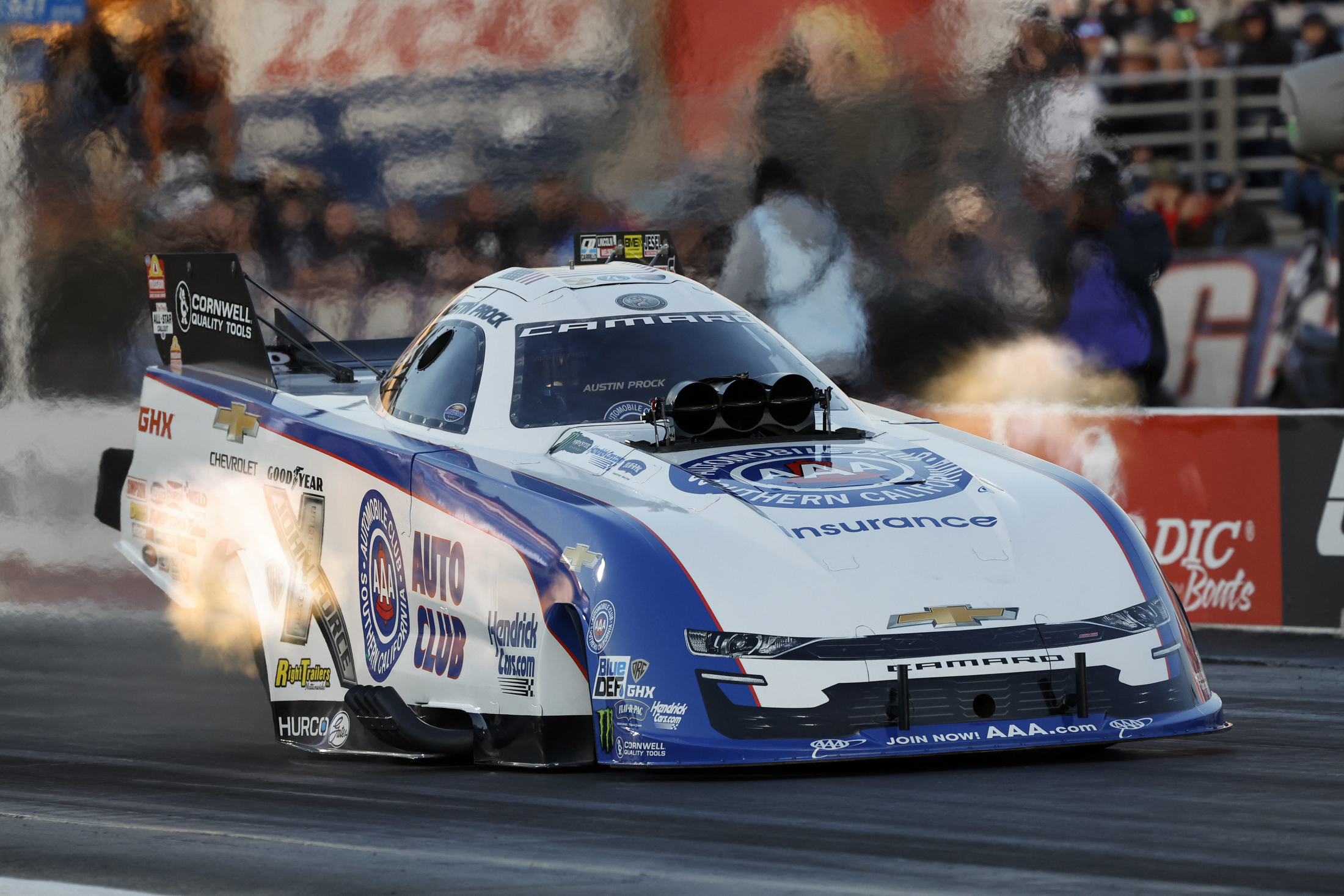 Prock wins his first NHRA Funny Car Championship