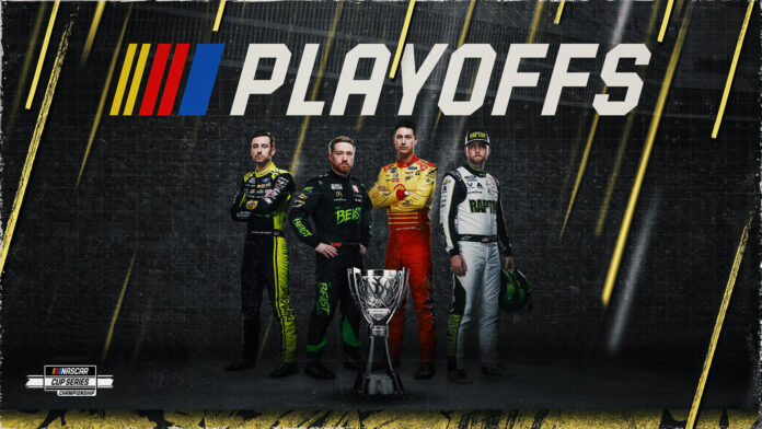 Blaney, Logano, Reddick, and Byron