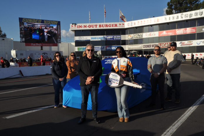 US Army Veteran Receives Vehicle at NHRA Nationals in Pomona