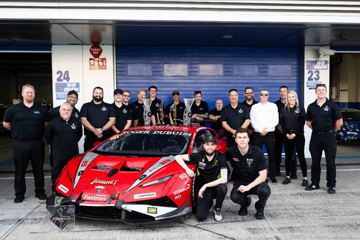 Wayne Taylor Racing Lamborghini Super Trofeo Team End Year with Hardware Haul at Jerez de le Frontera World Finals