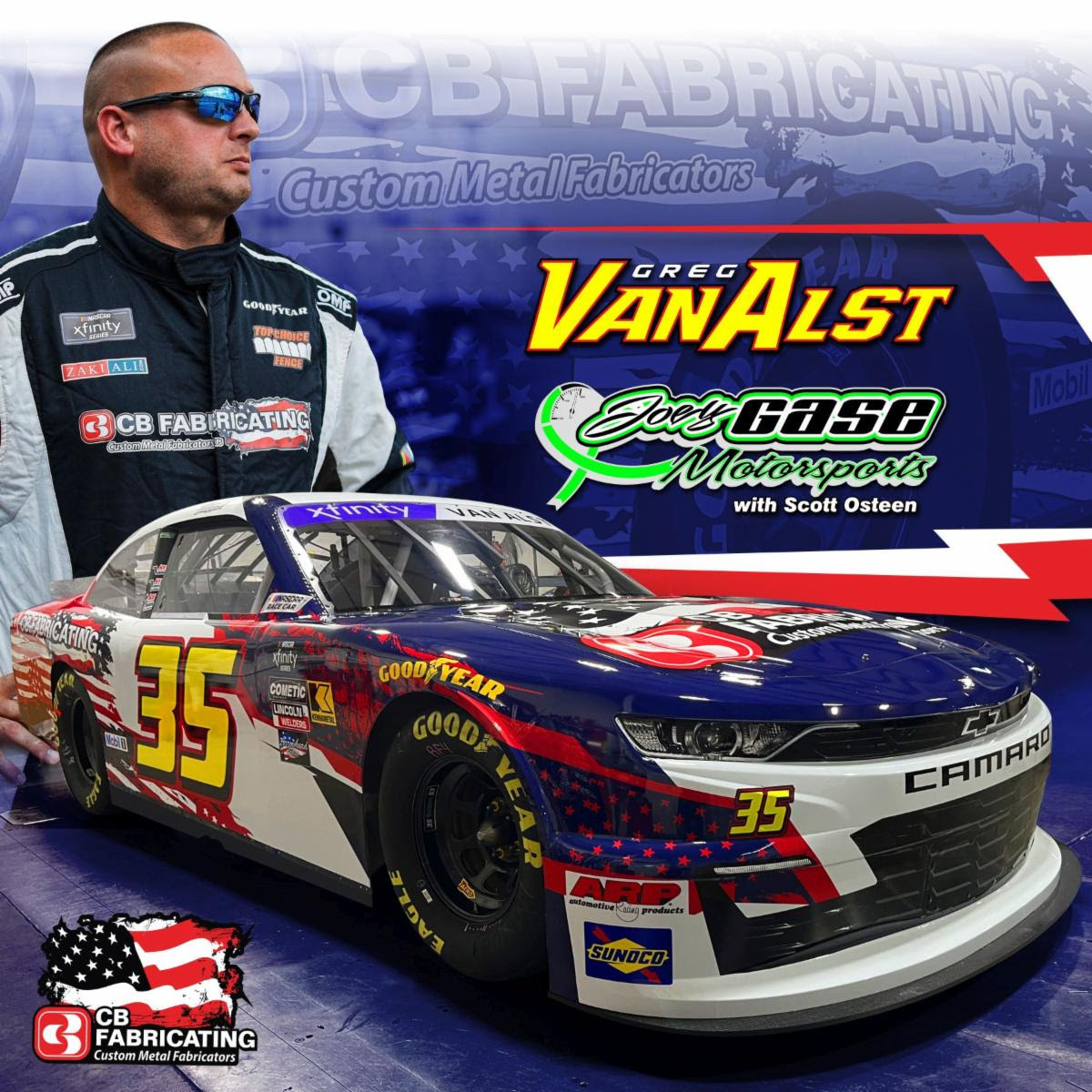 Greg Van Alst Joins Joey Gase Motorsports with Scott Osteen for 2025 NASCAR Xfinity Series Season