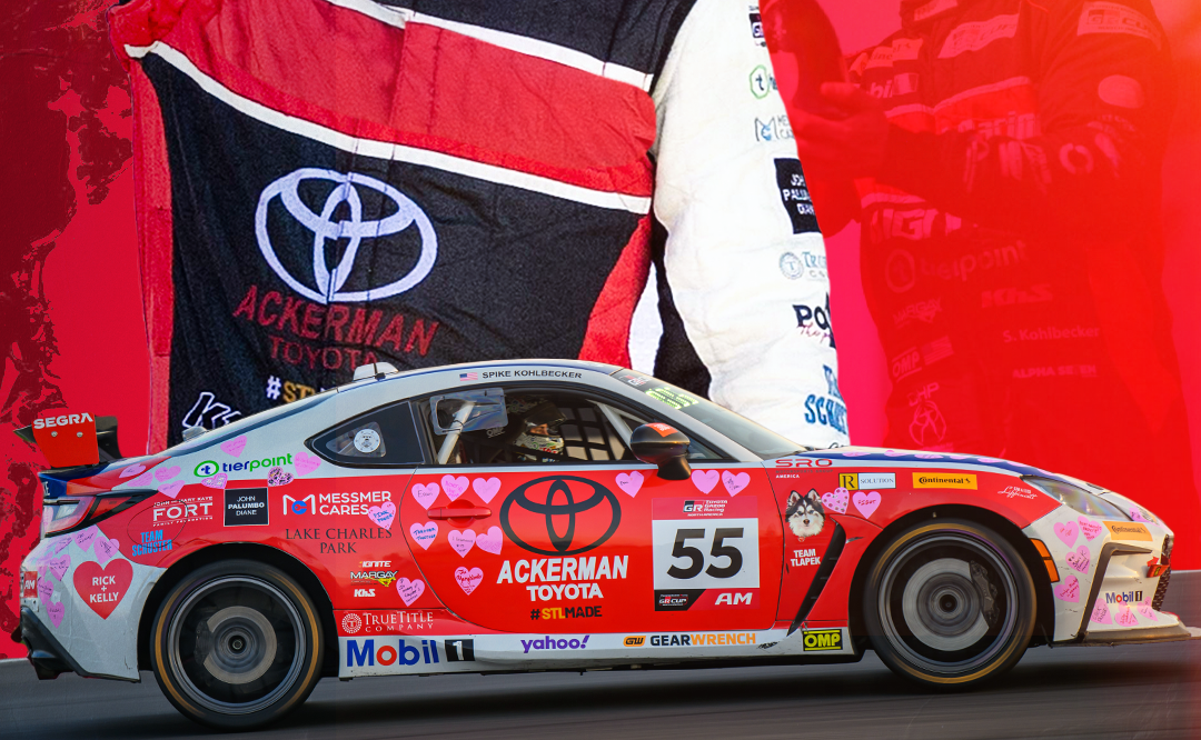 Ackerman Toyota Remains Title Sponsor for Spike Kohlbecker Racing in 2025 Toyota GR Cup North American Championship