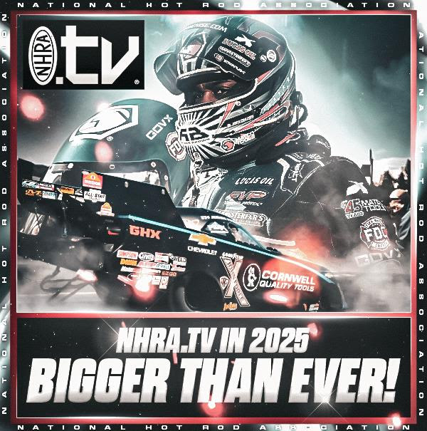 NHRA SET TO STREAM COVERAGE OF 36 EVENTS FOR FREE ON NHRA.TV