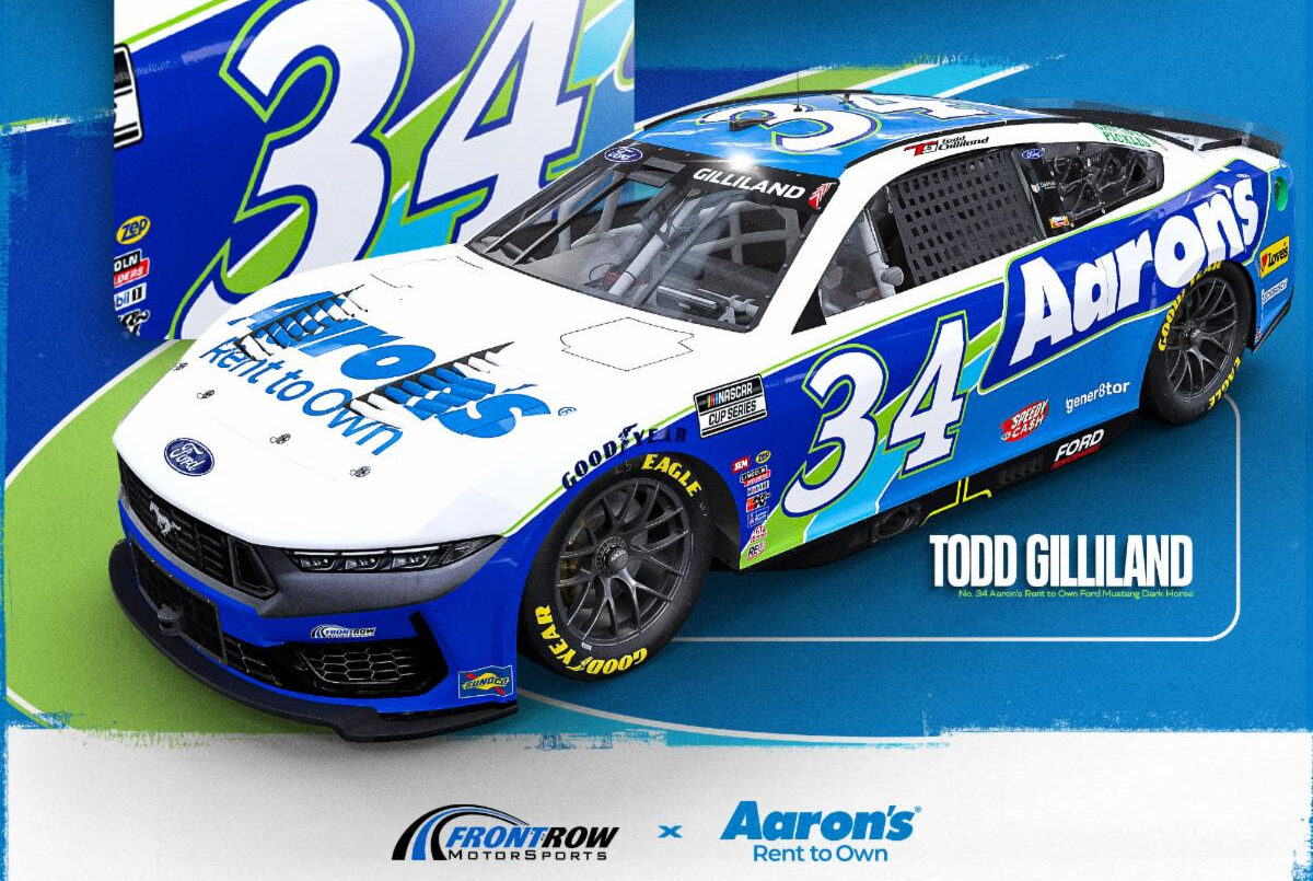 Aaron’s Returns to NASCAR with Front Row Motorsports in Multi-Race Partnership
