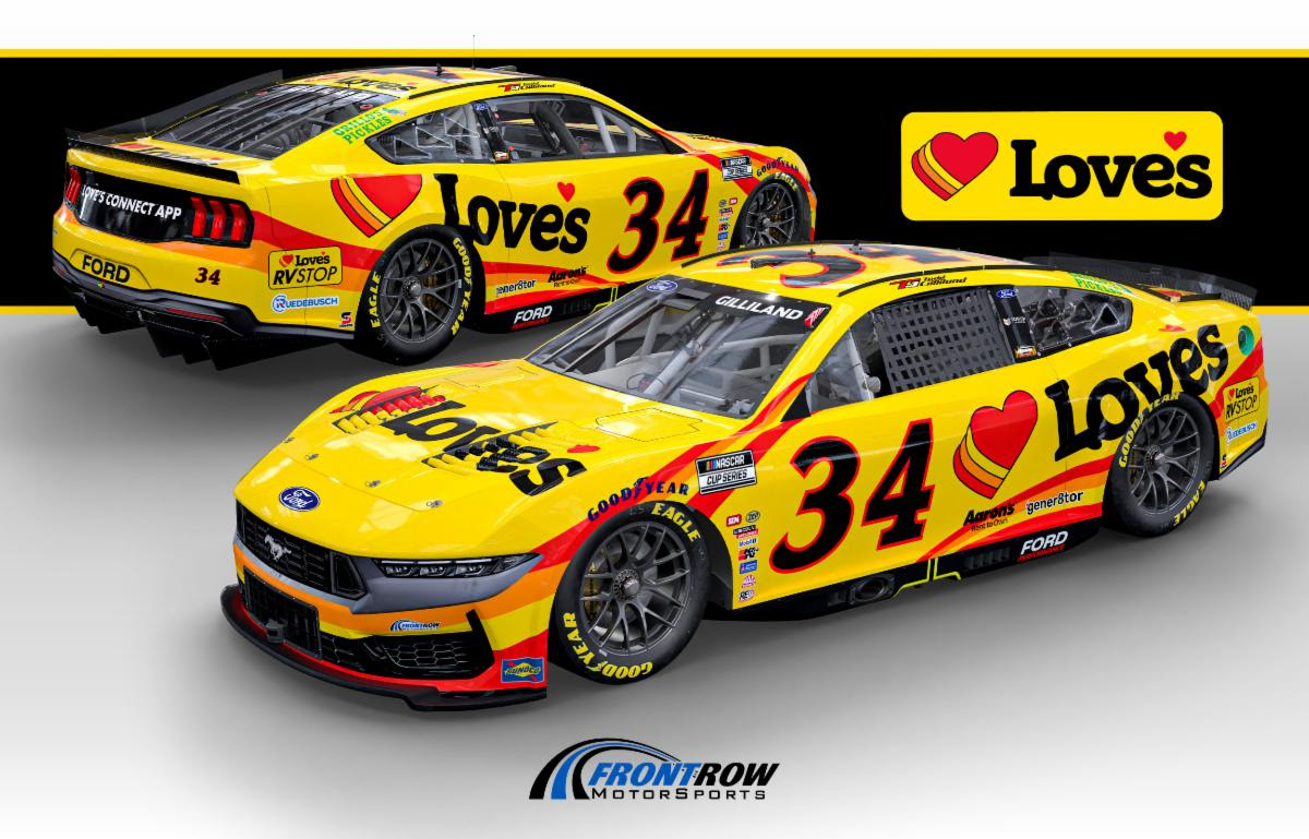 Todd Gilliland and the No. 34 Love’s Travel Stops Ford Mustang Dark Horse Team Daytona 500 Competition Notes