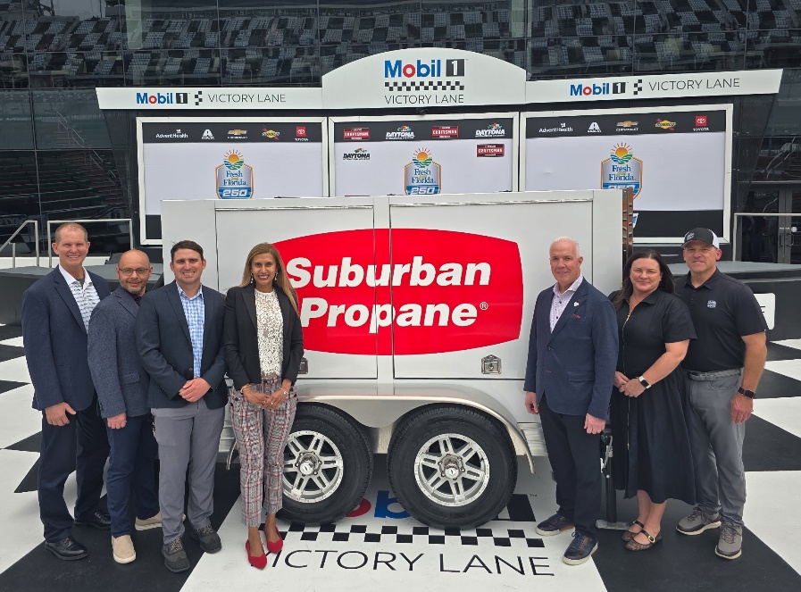 Suburban Propane and NASCAR Unveil Propane-Powered Track Dryer at the DAYTONA 500