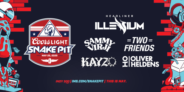 Epic Lineup Announcedfor 2025 Indy 500 Coors Light Snake Pit
