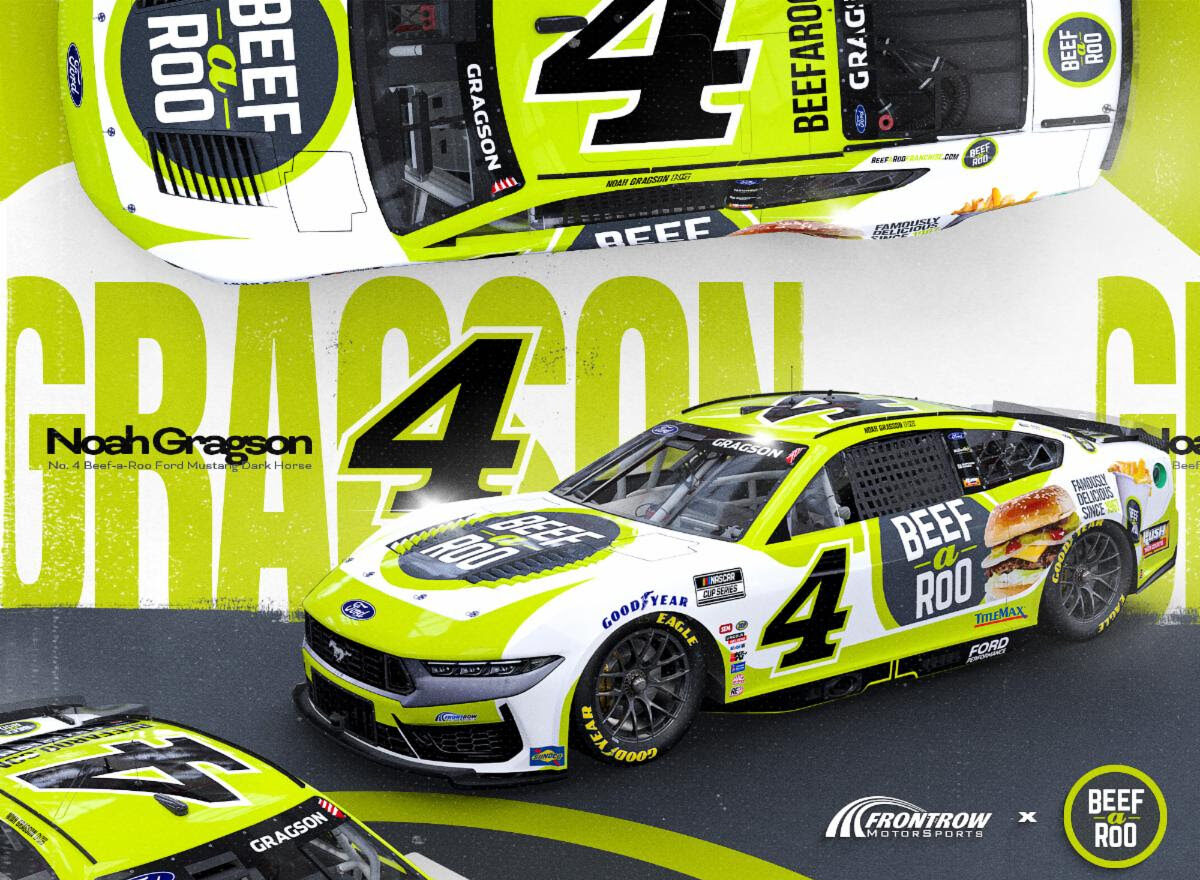 Beef-a-Roo Enters into Partnership with Front Row Motorsports