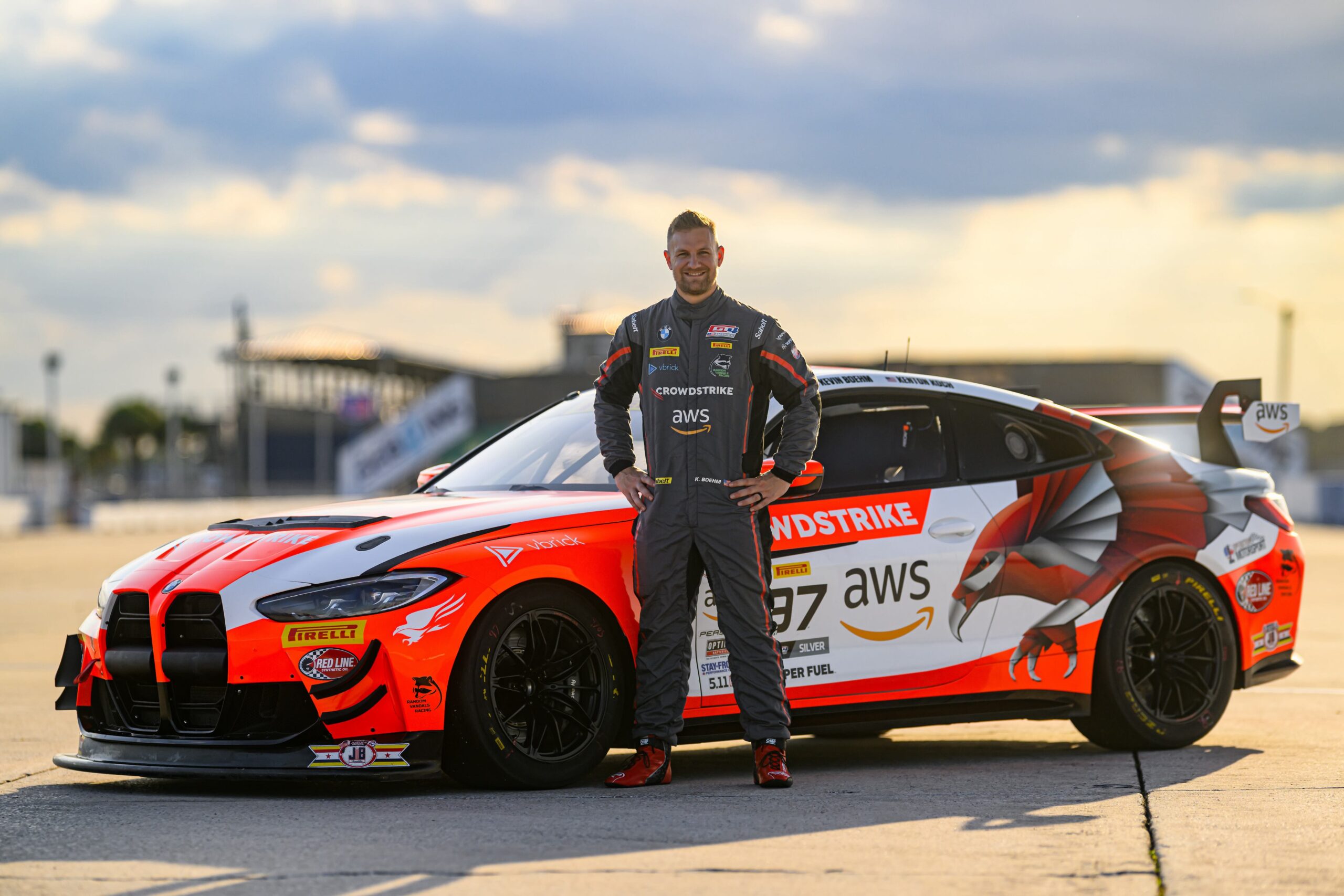 CrowdStrike/AWS Driver Kevin Boehm Aims for Championship Victory in 2025 GT4 America Season