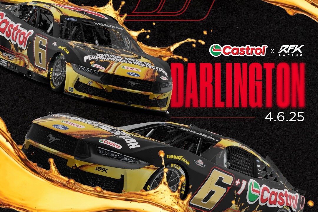 Castrol Introduces ‘7 Critical Areas’ Product Claims With New Paint Scheme for Darlington Race