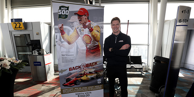 Back-to-Back Winner Newgarden Unveils 109th Indianapolis 500 Ticket in Two-City Celebration
