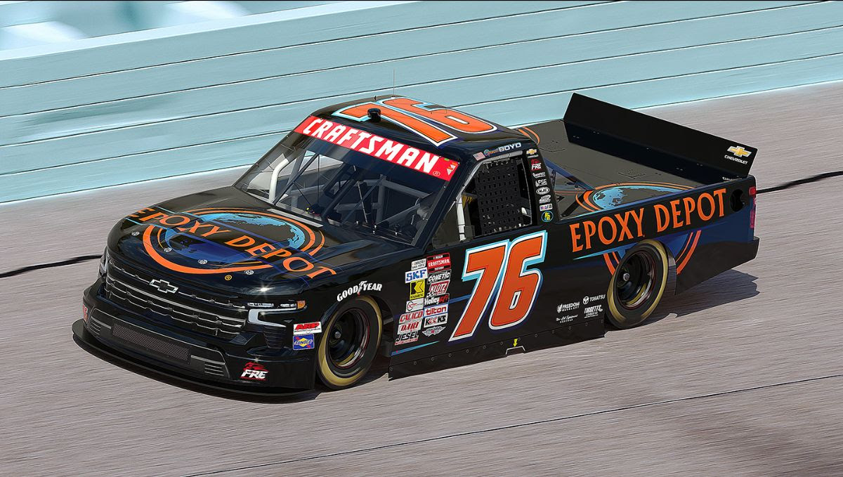 Spencer Boyd Welcomes Epoxy Depot as Primary Sponsor for Homestead-Miami